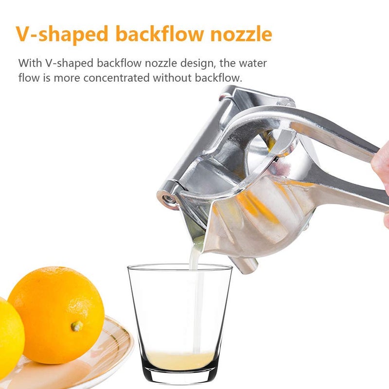 CLEABANKE Manual Fruit Press Juicer, Heavy Duty Single Press Lemon Squeezer Premium Quality Metal Aluminum Alloy Hand Juicer Fruit Squeezer for Lemon, Orange, Grape1 Pack - Image 3
